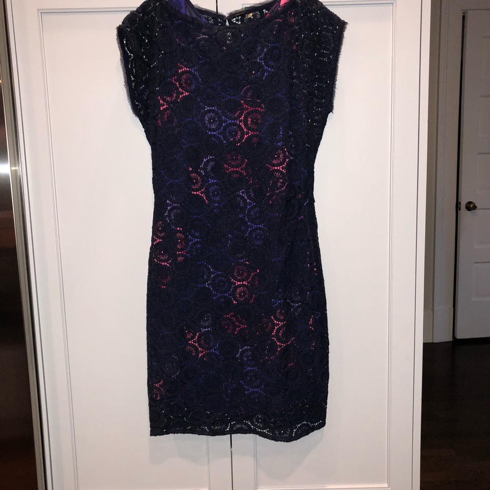 Elie Tahari Navy knit dress